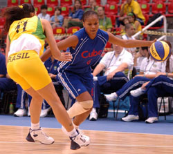 In Olympic Warm-up Brazil's Women National Basketball Team Loses to Cuba